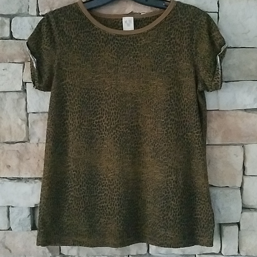 Nwt We The Free People copper print clare shirt